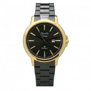 Alexandre Christie AC 1014 Gold Black Steel Man MDBEGGR